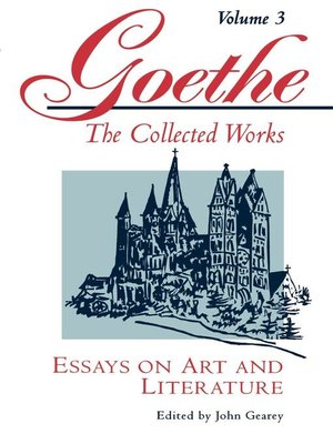cover image of Goethe, Volume 3